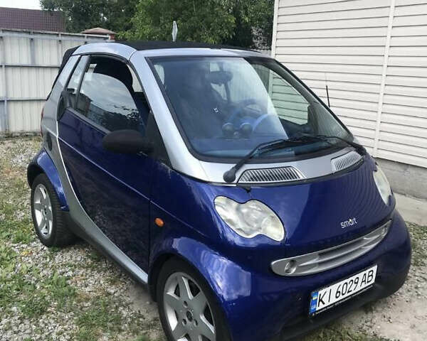 Синій Смарт Fortwo, об'ємом двигуна 0.6 л та пробігом 197 тис. км за 3200 $, фото 1 на Automoto.ua