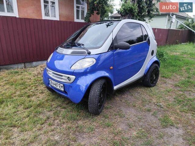Синий Смарт Форту, объемом двигателя 0.6 л и пробегом 244 тыс. км за 3500 $, фото 1 на Automoto.ua