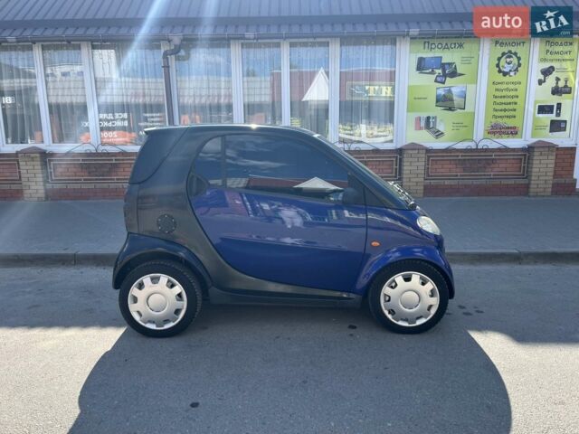 Синій Смарт Fortwo, об'ємом двигуна 0.6 л та пробігом 241 тис. км за 2200 $, фото 1 на Automoto.ua