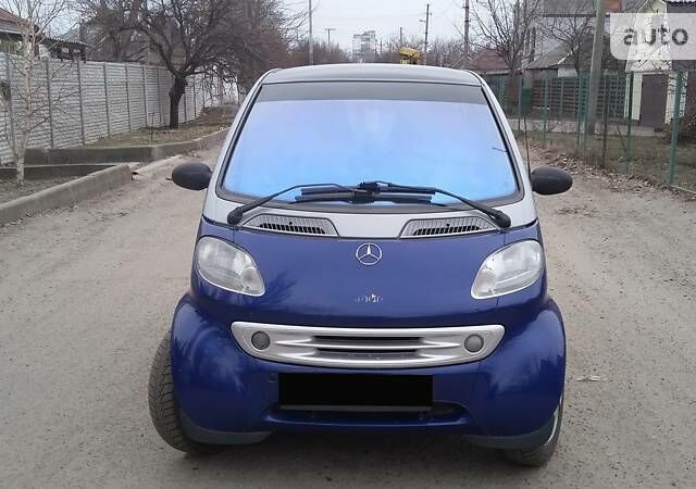 Синій Смарт Fortwo, об'ємом двигуна 0.6 л та пробігом 168 тис. км за 2600 $, фото 1 на Automoto.ua