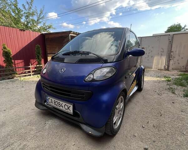 Синій Смарт Fortwo, об'ємом двигуна 0.6 л та пробігом 190 тис. км за 2500 $, фото 1 на Automoto.ua