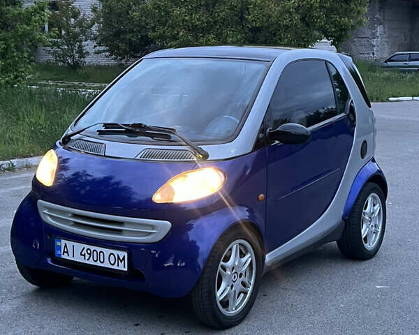 Синій Смарт Fortwo, об'ємом двигуна 0.6 л та пробігом 178 тис. км за 3000 $, фото 1 на Automoto.ua