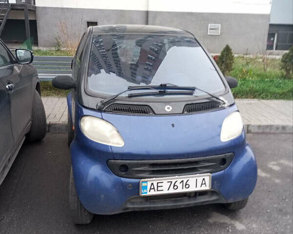 Синий Смарт Форту, объемом двигателя 0.6 л и пробегом 150 тыс. км за 2000 $, фото 1 на Automoto.ua