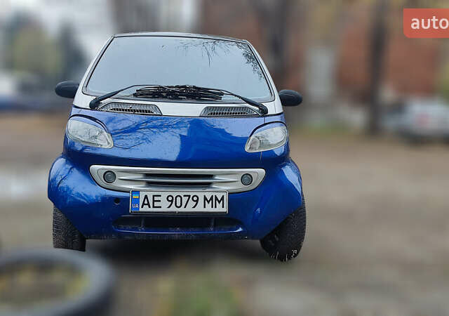 Синій Смарт Fortwo, об'ємом двигуна 0.6 л та пробігом 204 тис. км за 3900 $, фото 1 на Automoto.ua