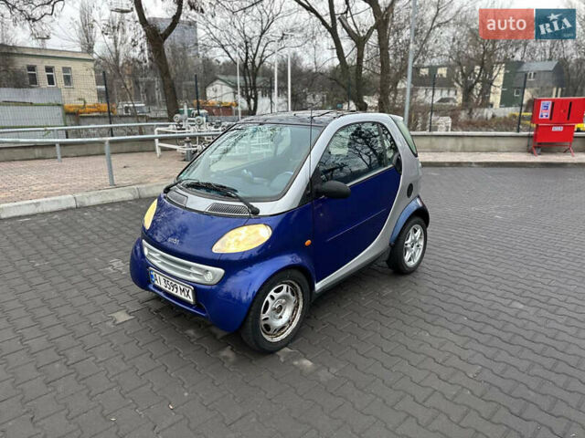 Синий Смарт Форту, объемом двигателя 0.6 л и пробегом 279 тыс. км за 2150 $, фото 1 на Automoto.ua