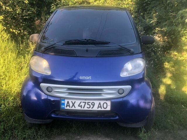 Синій Смарт Fortwo, об'ємом двигуна 0.6 л та пробігом 169 тис. км за 2100 $, фото 1 на Automoto.ua