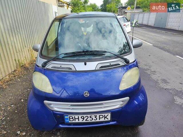 Синій Смарт Fortwo, об'ємом двигуна 0.6 л та пробігом 186 тис. км за 2800 $, фото 1 на Automoto.ua