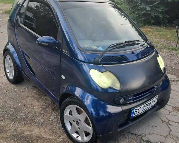 Синій Смарт Fortwo, об'ємом двигуна 0.6 л та пробігом 185 тис. км за 3000 $, фото 1 на Automoto.ua