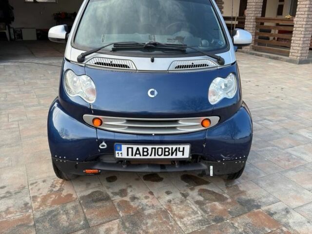 Синій Смарт Fortwo, об'ємом двигуна 0.6 л та пробігом 243 тис. км за 3700 $, фото 1 на Automoto.ua
