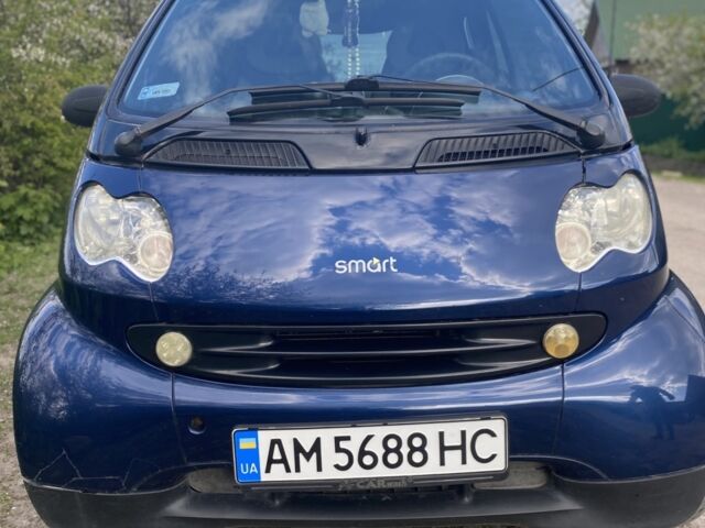 Синий Смарт Форту, объемом двигателя 0.8 л и пробегом 257 тыс. км за 3100 $, фото 1 на Automoto.ua