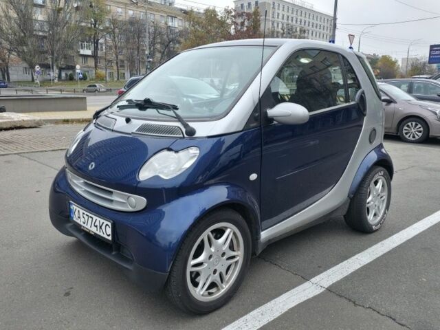 Синій Смарт Fortwo, об'ємом двигуна 0.7 л та пробігом 187 тис. км за 3100 $, фото 1 на Automoto.ua