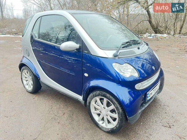 Синій Смарт Fortwo, об'ємом двигуна 0.7 л та пробігом 130 тис. км за 3599 $, фото 1 на Automoto.ua