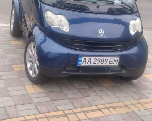 Синій Смарт Fortwo, об'ємом двигуна 0.8 л та пробігом 117 тис. км за 4000 $, фото 1 на Automoto.ua