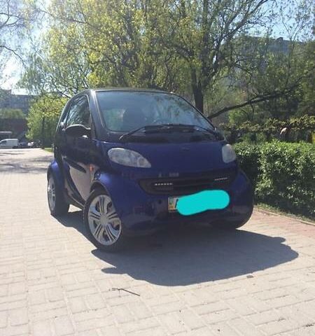 Синій Смарт Fortwo, об'ємом двигуна 0.6 л та пробігом 195 тис. км за 3150 $, фото 1 на Automoto.ua