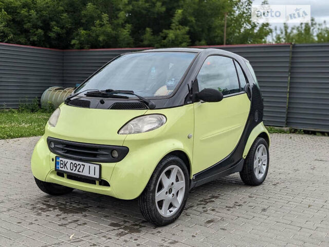 Зелений Смарт Fortwo, об'ємом двигуна 0.6 л та пробігом 143 тис. км за 3100 $, фото 1 на Automoto.ua