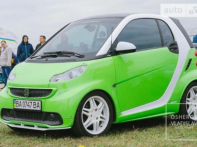 Зелений Смарт Fortwo, об'ємом двигуна 1 л та пробігом 131 тис. км за 8300 $, фото 1 на Automoto.ua