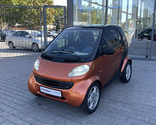 Помаранчевий Смарт Fortwo, об'ємом двигуна 0.6 л та пробігом 202 тис. км за 3200 $, фото 1 на Automoto.ua