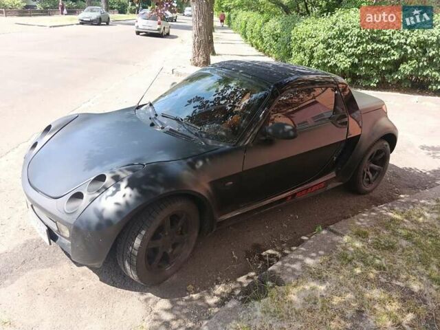 Черный Смарт Родстер, объемом двигателя 0.7 л и пробегом 100 тыс. км за 6200 $, фото 1 на Automoto.ua