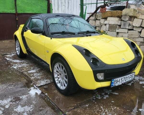 Желтый Смарт Родстер, объемом двигателя 0.7 л и пробегом 135 тыс. км за 4700 $, фото 1 на Automoto.ua