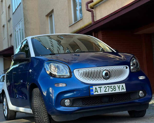 Синий Смарт EQ Forfour, объемом двигателя 0 л и пробегом 41 тыс. км за 7900 $, фото 1 на Automoto.ua