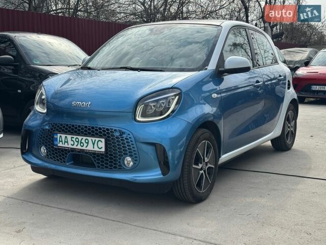 Синий Смарт EQ Forfour, объемом двигателя 0 л и пробегом 44 тыс. км за 11999 $, фото 1 на Automoto.ua