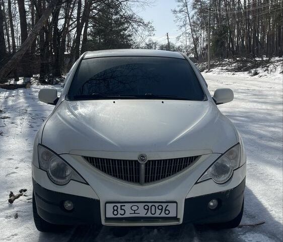 Белый Cанг Йонг Актион, объемом двигателя 2 л и пробегом 180 тыс. км за 5500 $, фото 1 на Automoto.ua