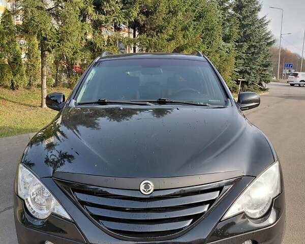 Чорний Cанг Йонг Actyon, об'ємом двигуна 2 л та пробігом 221 тис. км за 5800 $, фото 1 на Automoto.ua