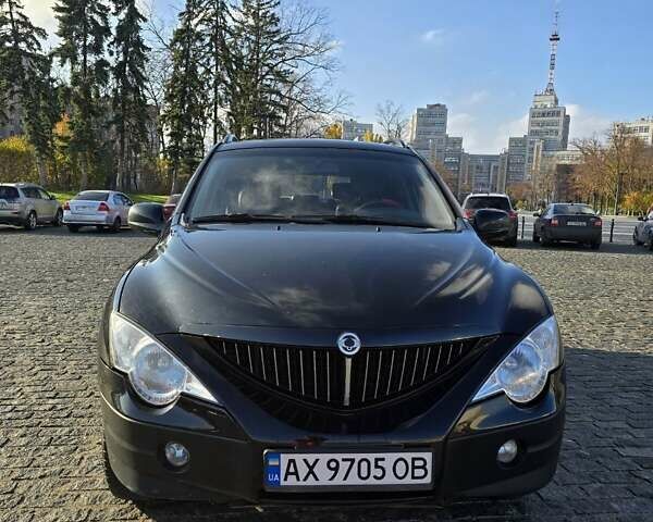 Черный Cанг Йонг Актион, объемом двигателя 2.3 л и пробегом 163 тыс. км за 6990 $, фото 1 на Automoto.ua