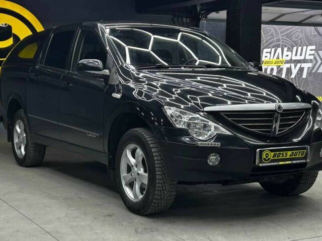 Чорний Cанг Йонг Actyon, об'ємом двигуна 2 л та пробігом 142 тис. км за 9000 $, фото 1 на Automoto.ua