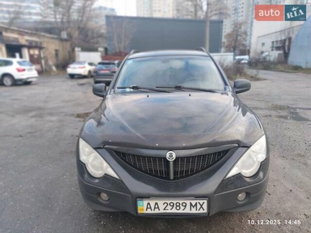 Черный Cанг Йонг Актион, объемом двигателя 2 л и пробегом 281 тыс. км за 4710 $, фото 1 на Automoto.ua