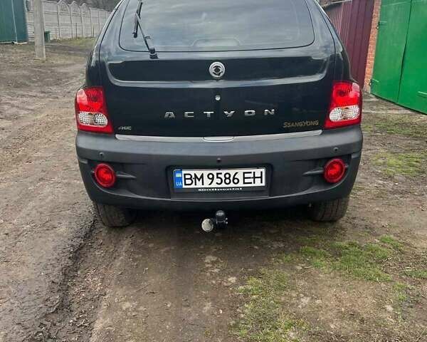 Чорний Cанг Йонг Actyon, об'ємом двигуна 2 л та пробігом 240 тис. км за 8500 $, фото 1 на Automoto.ua