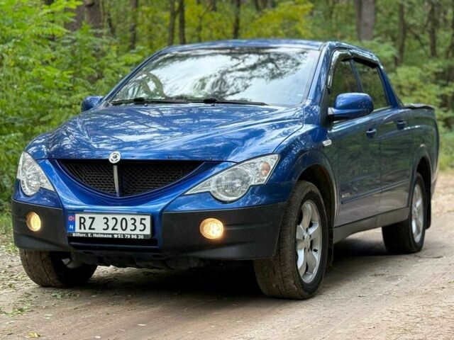 Синий Cанг Йонг Актион, объемом двигателя 2 л и пробегом 193 тыс. км за 5450 $, фото 1 на Automoto.ua