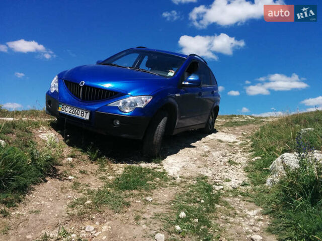 Синий Cанг Йонг Актион, объемом двигателя 2 л и пробегом 130 тыс. км за 7000 $, фото 1 на Automoto.ua