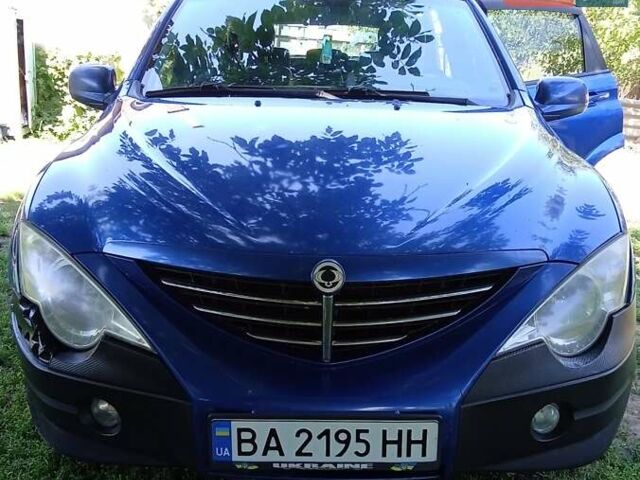 Синий Cанг Йонг Актион, объемом двигателя 2.3 л и пробегом 365 тыс. км за 6000 $, фото 1 на Automoto.ua