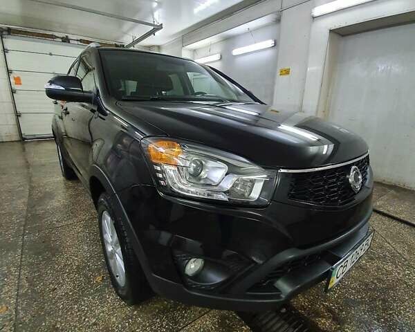 Чорний Cанг Йонг Korando, об'ємом двигуна 2 л та пробігом 170 тис. км за 10600 $, фото 1 на Automoto.ua