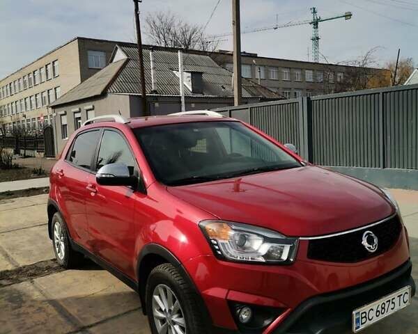 Червоний Cанг Йонг Korando, об'ємом двигуна 2 л та пробігом 100 тис. км за 10000 $, фото 1 на Automoto.ua