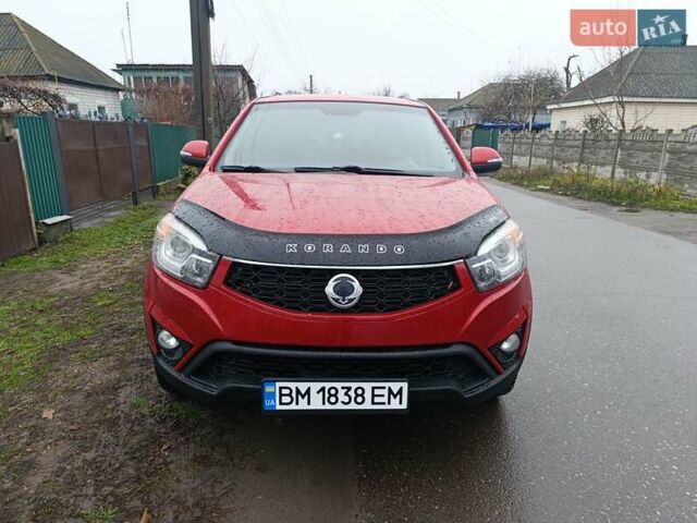 Красный Cанг Йонг Корандо, объемом двигателя 2 л и пробегом 156 тыс. км за 9000 $, фото 1 на Automoto.ua
