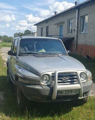 Сірий Cанг Йонг Korando, об'ємом двигуна 2.87 л та пробігом 138 тис. км за 9300 $, фото 1 на Automoto.ua
