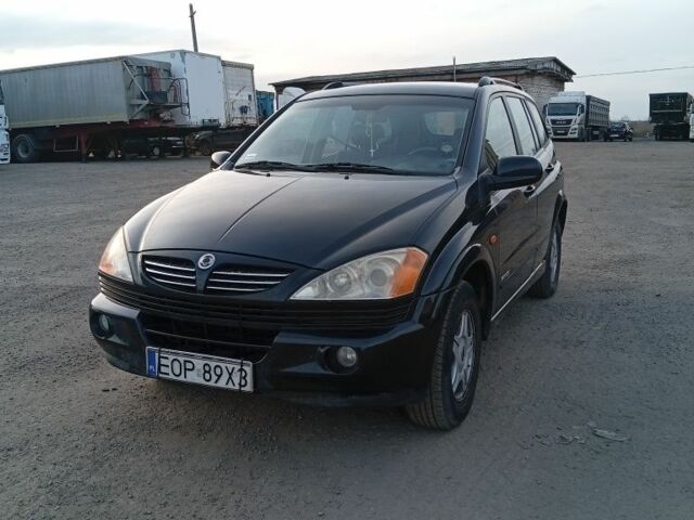 Чорний Cанг Йонг Kyron, об'ємом двигуна 2 л та пробігом 190 тис. км за 3600 $, фото 1 на Automoto.ua