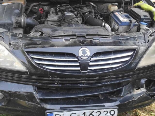 Чорний Cанг Йонг Kyron, об'ємом двигуна 2 л та пробігом 330 тис. км за 1939 $, фото 1 на Automoto.ua