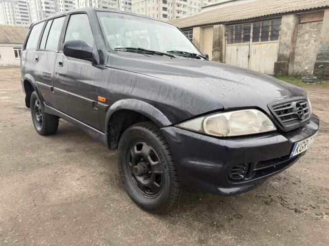 Синий Cанг Йонг Муссо, объемом двигателя 2.9 л и пробегом 278 тыс. км за 2700 $, фото 1 на Automoto.ua