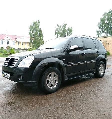 Чорний Cанг Йонг Rexton II, об'ємом двигуна 2.7 л та пробігом 150 тис. км за 12000 $, фото 1 на Automoto.ua