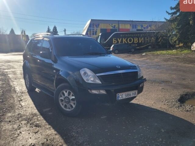 Чорний Cанг Йонг Rexton, об'ємом двигуна 2.3 л та пробігом 270 тис. км за 4900 $, фото 1 на Automoto.ua