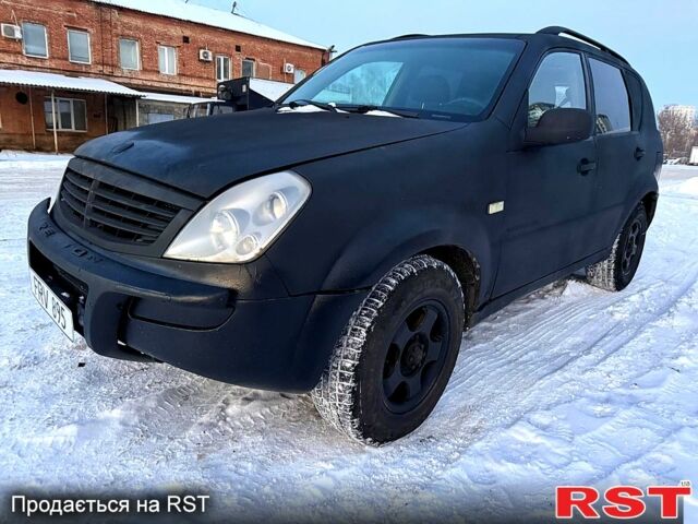 Черный Cанг Йонг Рекстон, объемом двигателя 2.7 л и пробегом 23300 тыс. км за 3300 $, фото 1 на Automoto.ua