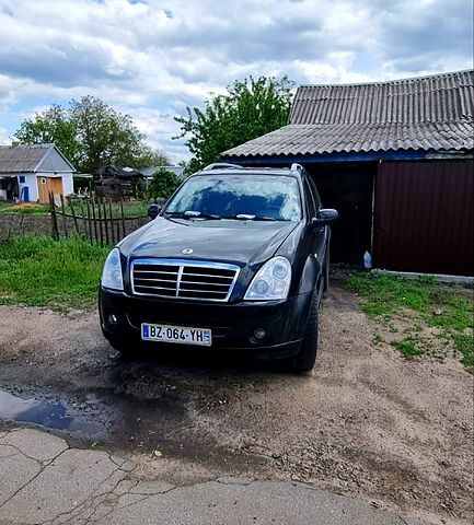Черный Cанг Йонг Рекстон, объемом двигателя 2.7 л и пробегом 34000 тыс. км за 3100 $, фото 1 на Automoto.ua