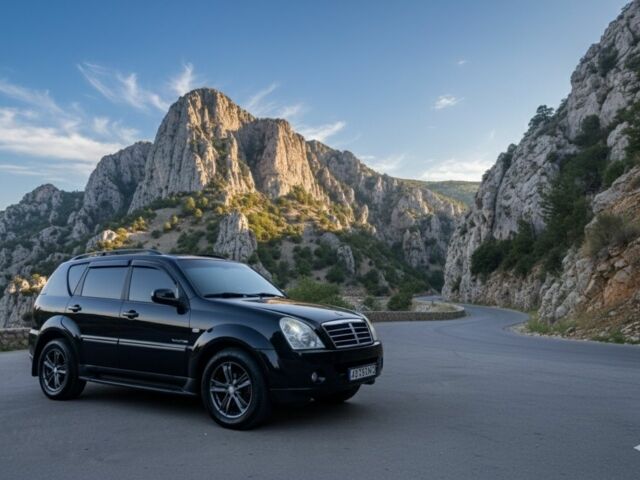 Чорний Cанг Йонг Rexton, об'ємом двигуна 2.7 л та пробігом 332 тис. км за 6599 $, фото 1 на Automoto.ua