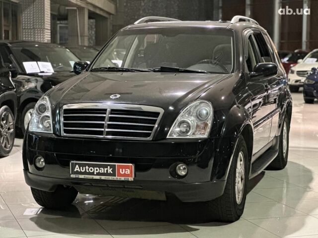 Черный Cанг Йонг Рекстон, объемом двигателя 2.7 л и пробегом 63 тыс. км за 11440 $, фото 1 на Automoto.ua