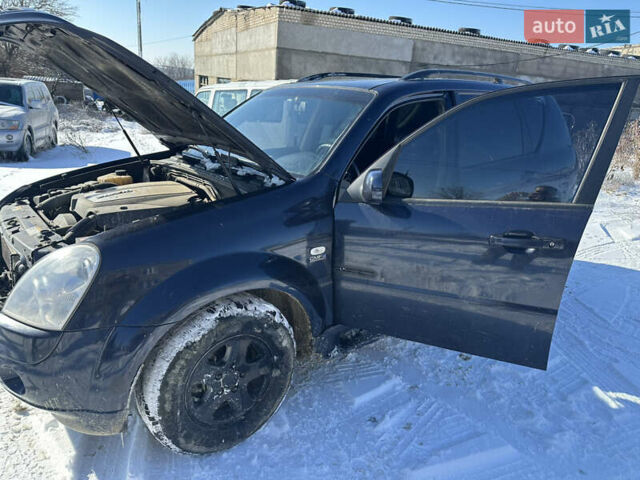 Черный Cанг Йонг Рекстон, объемом двигателя 2.7 л и пробегом 206 тыс. км за 3800 $, фото 1 на Automoto.ua