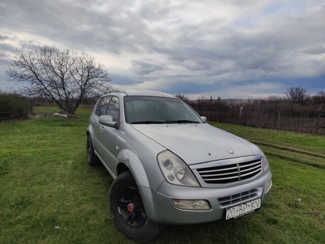 Серый Cанг Йонг Рекстон, объемом двигателя 2.7 л и пробегом 422 тыс. км за 4000 $, фото 1 на Automoto.ua