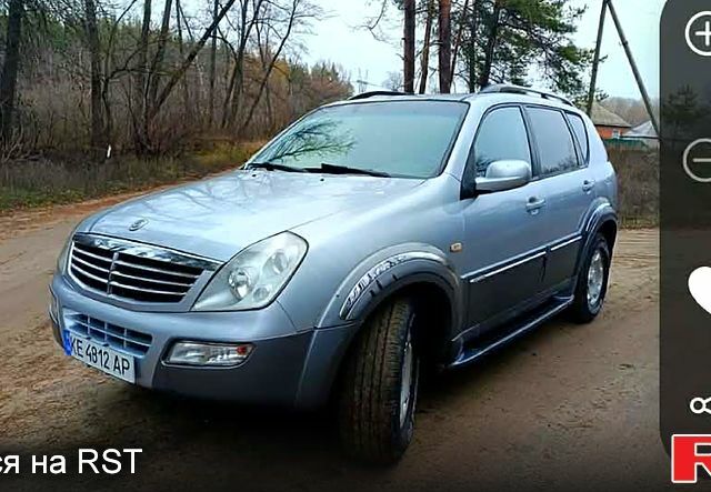 Серый Cанг Йонг Рекстон, объемом двигателя 2.7 л и пробегом 250 тыс. км за 4800 $, фото 1 на Automoto.ua